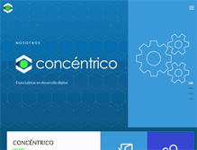 Tablet Screenshot of concentrico.com.mx